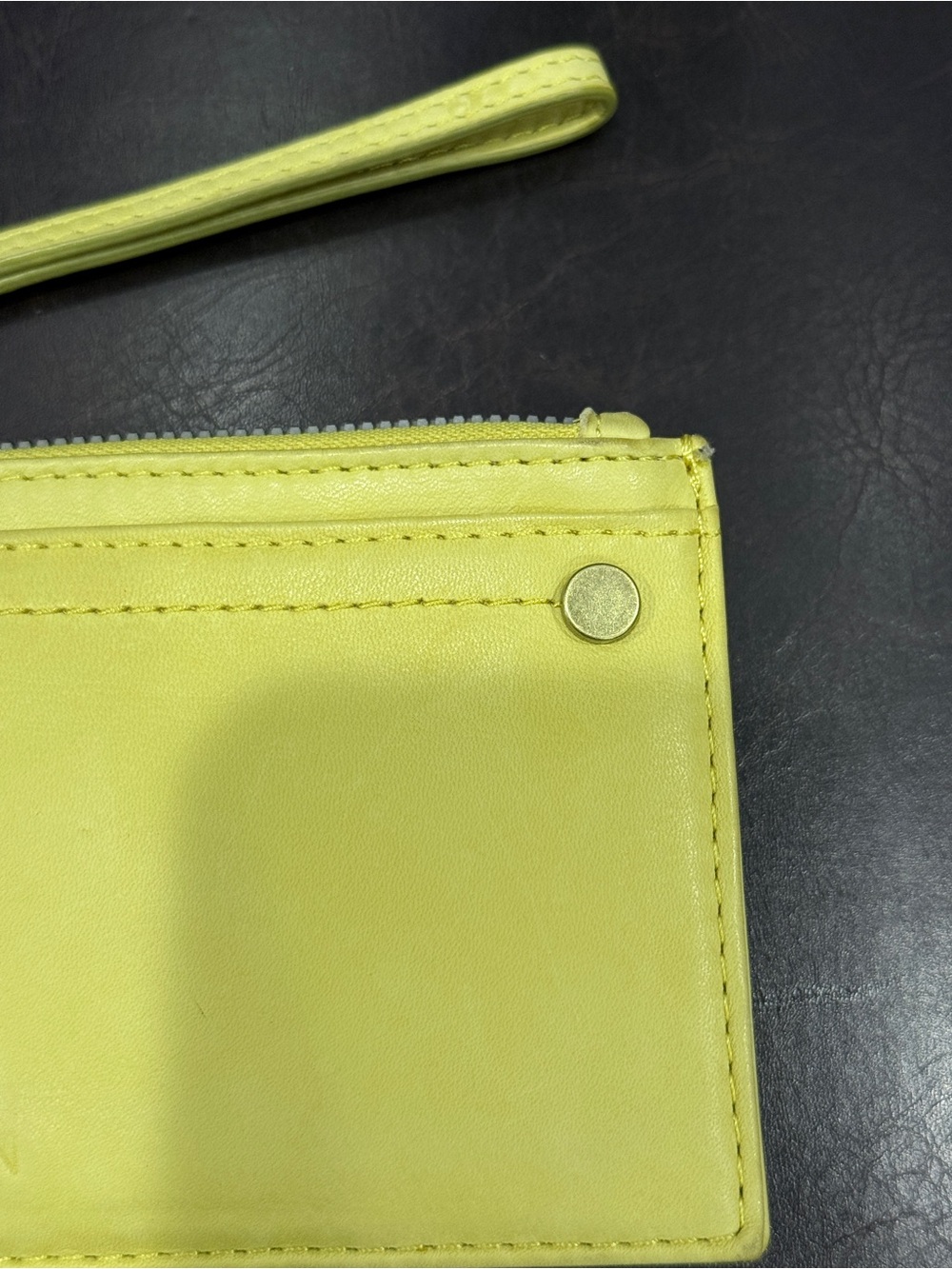 American Leather Co. Citrus YellowLeather Accessory - Picture 8 of 12